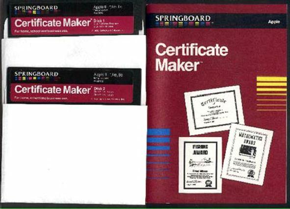 Certificate Maker